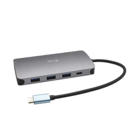 i-tec Metal USB-C Nano Dock HDMI/VGA with LAN + Power Delivery 100 W