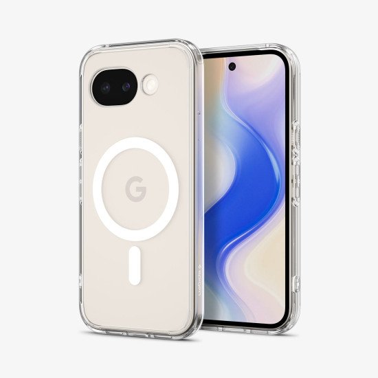 Spigen Ultra Hybrid (Mag Fit) coque de protection pour téléphones portables 16 cm (6.3") Housse Blanc, Transparent