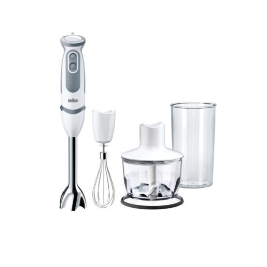 Braun MQ 5235 WH 0,5 L Mixeur de cuisine 1000 W Gris, Blanc