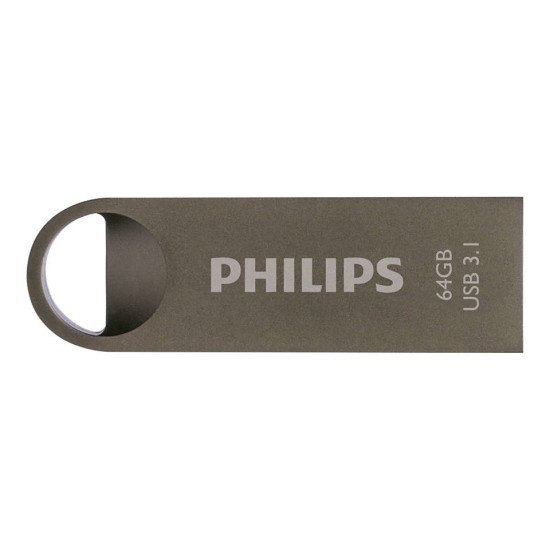 Philips Moon edition 3.1 lecteur USB flash 64 Go USB Type-A 3.2 Gen 1 (3.1 Gen 1) Gris