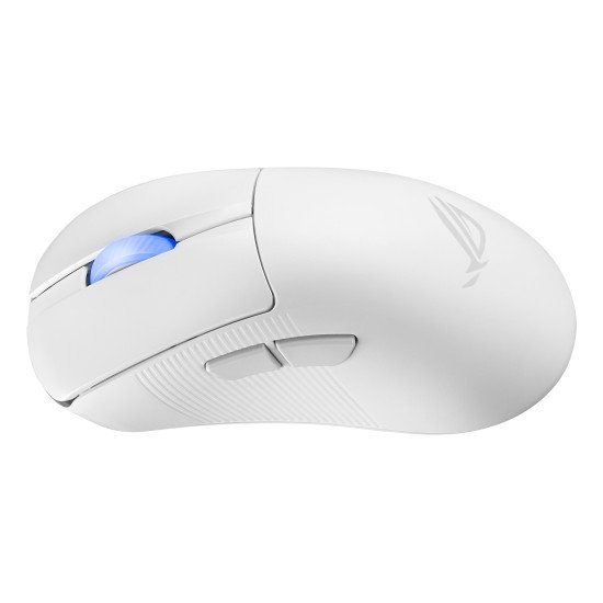 ASUS ROG Keris II Ace Wireless AimPoint White souris Jouer Droitier RF Wireless + Bluetooth + USB Type-A Optique 42000 DPI ASUS ROG Keris II Ace Wireless AimPoint White souris Jouer Droitier RF Wireless + Bluetooth + USB Type-A Optique 42000 DPI