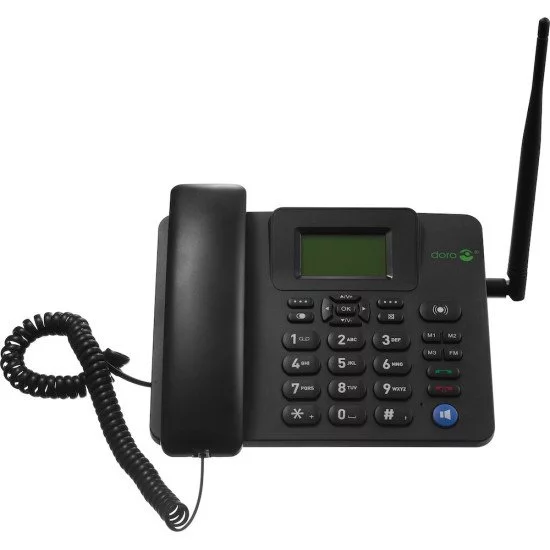 Doro 4100H téléphone fixe Noir LCD Doro 4100H téléphone fixe Noir LCD
