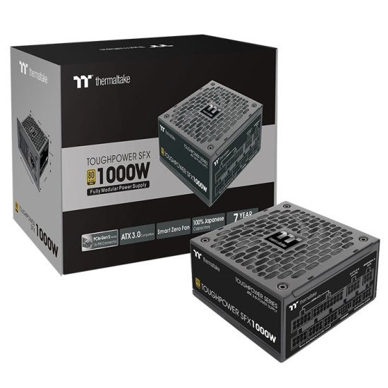 Thermaltake SFX-1000AH2FKG unité d'alimentation d'énergie 1000 W 24-pin ATX SFX-L Noir Thermaltake SFX-1000AH2FKG unité d'alimentation d'énergie 1000 W 24-pin ATX SFX-L Noir