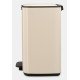 Brabantia Bo Pedal Bin 12 L Rectangulaire Acier Beige