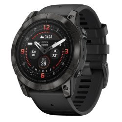 Garmin epix Pro (Gen 2) 3,56 cm (1.4") AMOLED 51 mm Numérique 454 x 454 pixels Écran tactile Noir, Gris Wifi GPS (satellite)