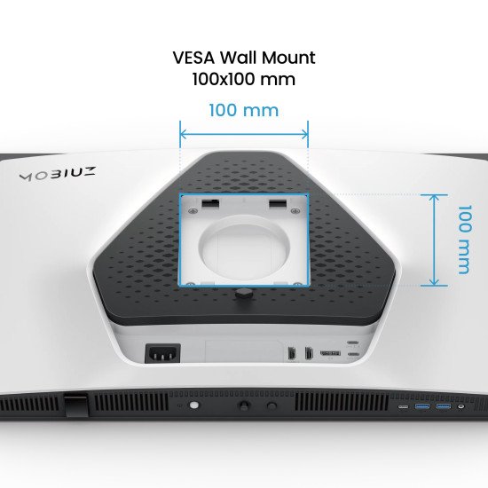 BenQ EX271UZ écran PC 67,3 cm (26.5") 3840 x 2160 pixels 4K Ultra HD OLED Noir, Blanc