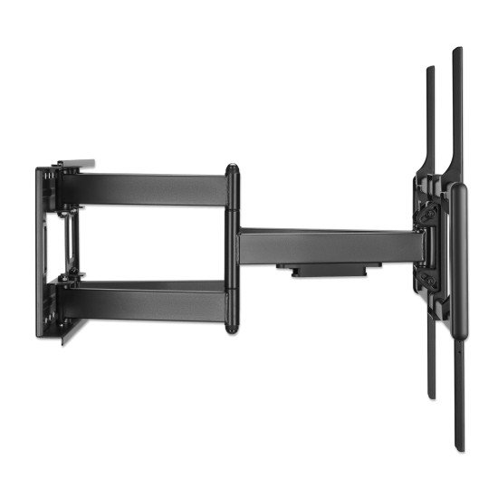 Manhattan Support mural pour TV/moniteurs (Bras articulé), écrans 37" à 120", Compatibilité VESA : de 200x200 à 900x600 mm (vérifiez les dimensions des quatre trous de fixation à l'arrière), charge max. 120 kg, noir