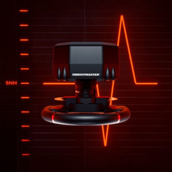 Thrustmaster T598-P Noir, Rouge USB Volant + pédales Analogique/Numérique PC, PlayStation 4, PlayStation 5