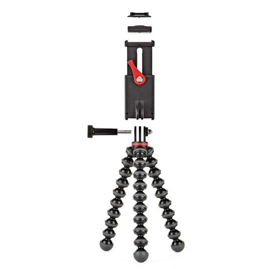 Joby GripTight Action Kit trépied Action-cam (caméras sportives) 3 pieds Noir, Rouge