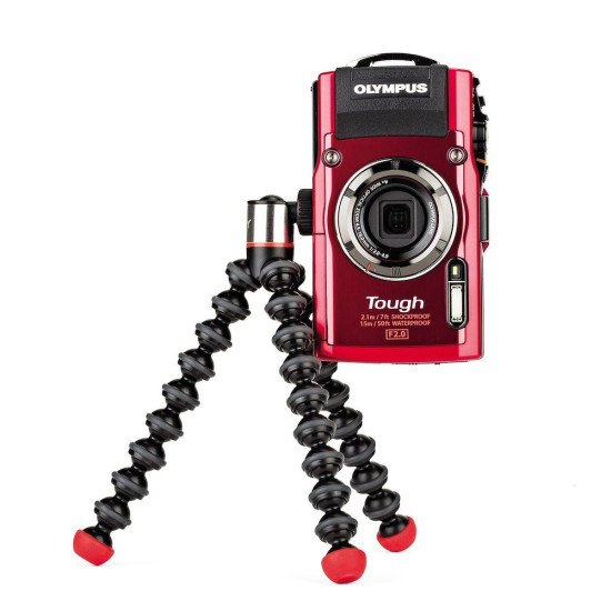 Joby GorillaPod Magnetic 325 trépied Action-cam (caméras sportives) 3 pieds Noir, Rouge