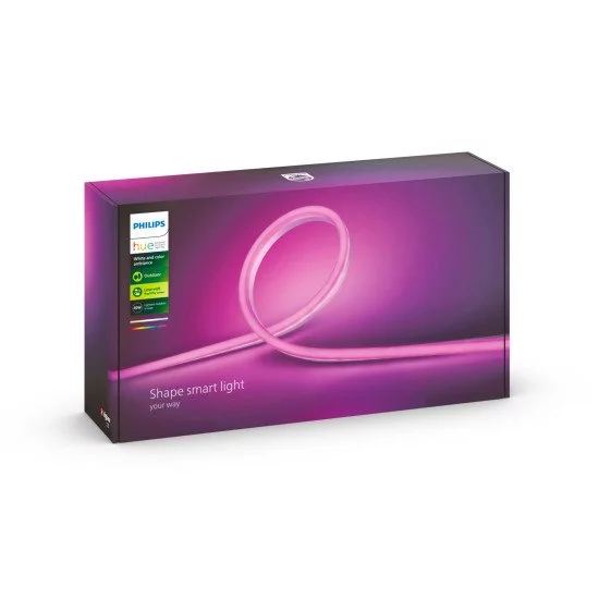 Philips Hue White and Color ambiance Lightstrip extérieur 5 mètres Philips Hue White and Color ambiance Lightstrip extérieur 5 mètres