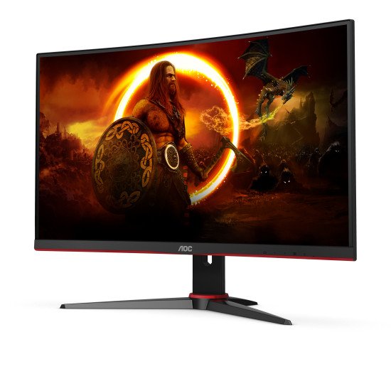 AOC G2 C27G2E/BK écran PC 68,6 cm (27") 1920 x 1080 pixels Noir, Rouge