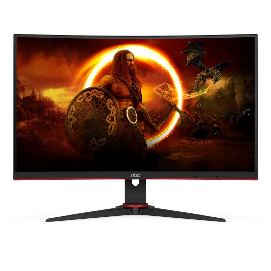 AOC G2 C27G2E/BK écran PC 68,6 cm (27") 1920 x 1080 pixels Noir, Rouge