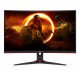 AOC G2 C27G2E/BK écran PC 68,6 cm (27") 1920 x 1080 pixels Noir, Rouge