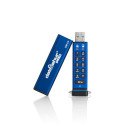iStorage datAshur Pro clé USB 128 Go USB Type-A 3.2 Gen 2 (3.1 Gen 2) Bleu