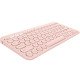 Logitech K380 clavier Bluetooth AZERTY FR Rose