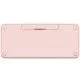 Logitech K380 clavier Bluetooth AZERTY FR Rose Logitech K380 clavier Bluetooth AZERTY FR Rose