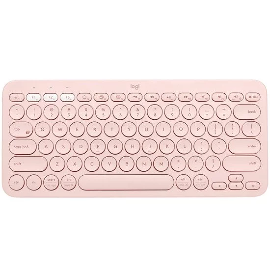 Logitech K380 clavier Bluetooth AZERTY FR Rose Logitech K380 clavier Bluetooth AZERTY FR Rose