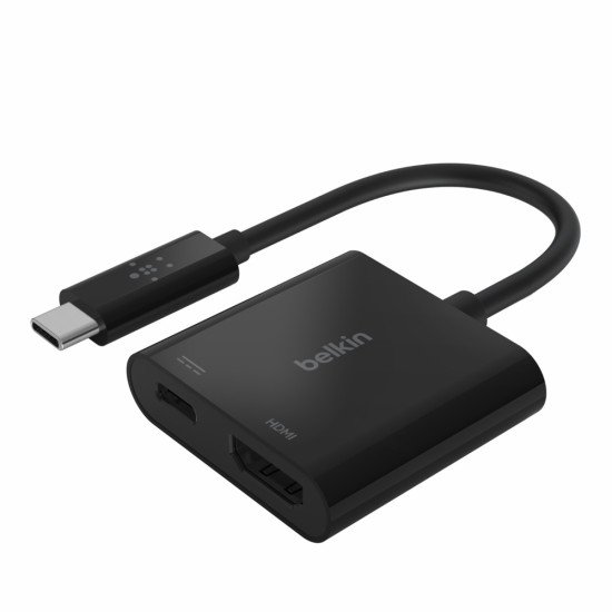 Belkin AVC002BTBK hub & concentrateur USB 3.2 Gen 1 (3.1 Gen 1) Type-C Noir