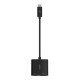 Belkin AVC002BTBK hub & concentrateur USB 3.2 Gen 1 (3.1 Gen 1) Type-C Noir