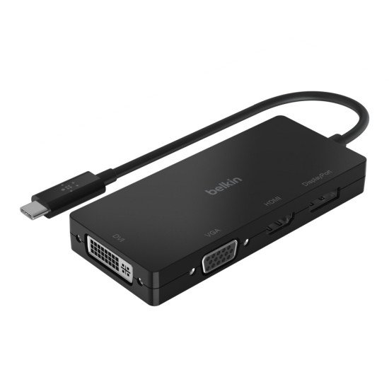 Belkin AVC003BTBK hub & concentrateur USB 3.2 Gen 1 (3.1 Gen 1) Type-C Noir