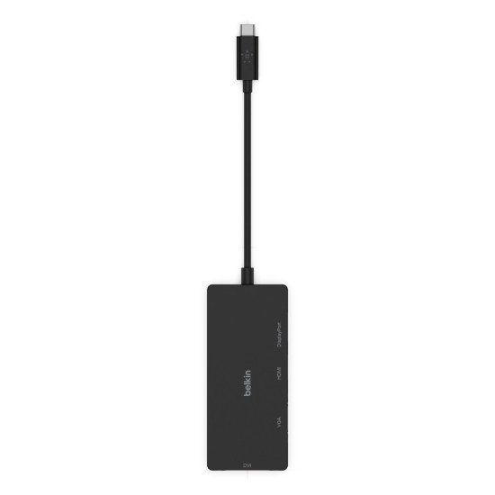 Belkin AVC003BTBK hub & concentrateur USB 3.2 Gen 1 (3.1 Gen 1) Type-C Noir