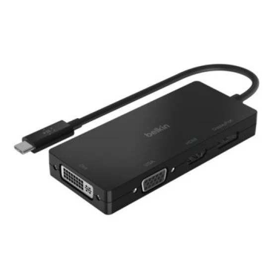 Belkin AVC003BTBK hub & concentrateur USB 3.2 Gen 1 (3.1 Gen 1) Type-C Noir Belkin AVC003BTBK hub & concentrateur USB 3.2 Gen 1 (3.1 Gen 1) Type-C Noir