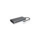 ICY BOX IB-DK4050-CPD Avec fil USB 3.2 Gen 1 (3.1 Gen 1) Type-C Anthracite