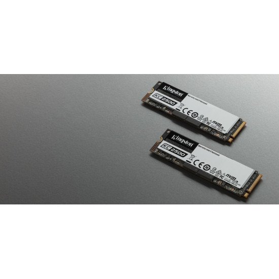 Kingston Technology KC2500 M.2 disque SSD 250 Go PCI Express 3.0 3D TLC NVMe Kingston Technology KC2500 M.2 disque SSD 250 Go PCI Express 3.0 3D TLC NVMe