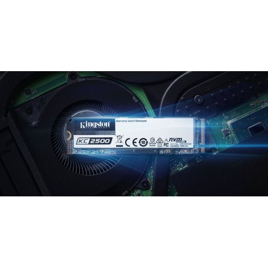 Kingston Technology KC2500 M.2 disque SSD 250 Go PCI Express 3.0 3D TLC NVMe Kingston Technology KC2500 M.2 disque SSD 250 Go PCI Express 3.0 3D TLC NVMe