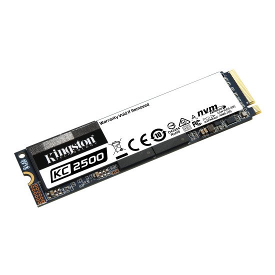 Kingston Technology KC2500 M.2 disque SSD 250 Go PCI Express 3.0 3D TLC NVMe Kingston Technology KC2500 M.2 disque SSD 250 Go PCI Express 3.0 3D TLC NVMe