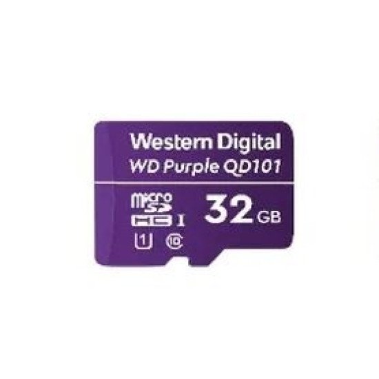 Western Digital WD Purple SC QD101 mémoire flash 32 Go MicroSDHC Classe 10