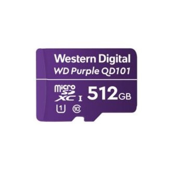 Western Digital WD Purple SC QD101 mémoire flash 512 Go MicroSDXC Classe 10