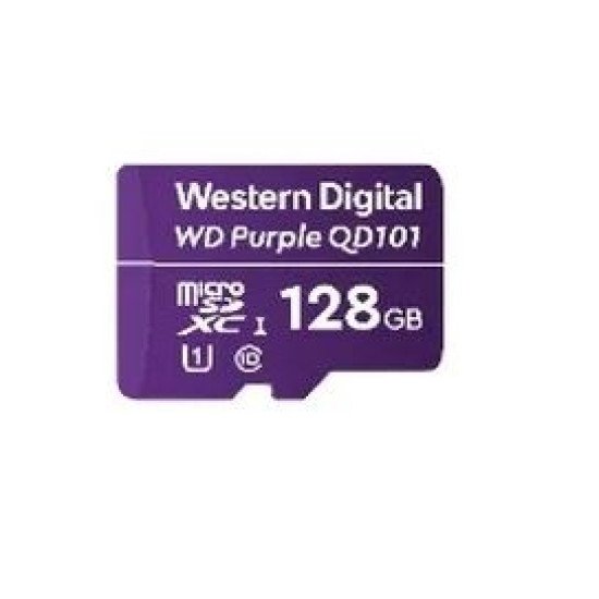 Western Digital WD Purple SC QD101 mémoire flash 128 Go MicroSDXC Classe 10