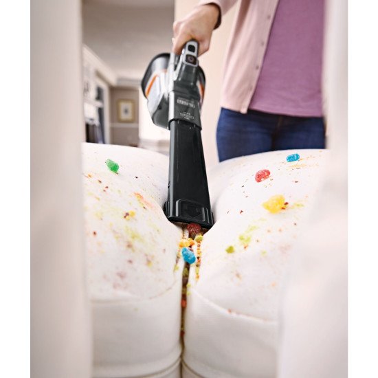 Black & Decker BHHV520JF-QW aspirateur de table Noir, Argent, Titane Sans sac