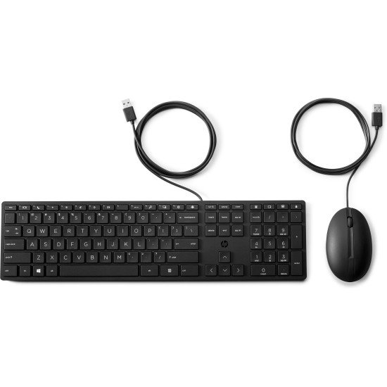 HP Souris et clavier Wired Desktop 320MK QWERTY UK