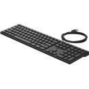 HP 320K clavier USB QWERTY Anglais Noir