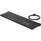 HP 320K clavier USB QWERTY Anglais Noir