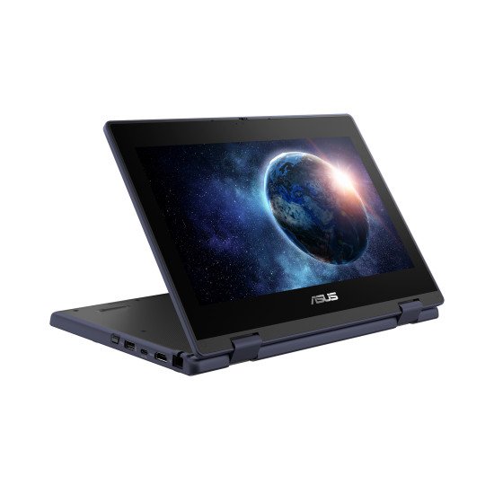 ASUS BR1104FTA-NS0076XA Intel® N N150 Hybride (2-en-1) 29,5 cm (11.6") Écran tactile HD 8 Go LPDDR5-SDRAM 128 Go SSD Wi-Fi 6E (802.11ax) Windows 11 Pro Education Belge Gris