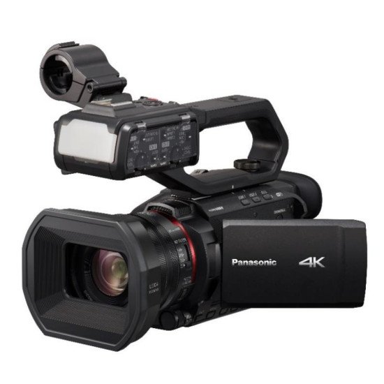 Panasonic HC-X2000E caméscope numérique Caméscope portatif 8,29 MP MOS 4K Ultra HD Noir