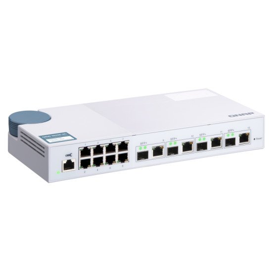 QNAP QSW-M408-4C commutateur réseau Géré L2 Gigabit Ethernet (10/100/1000) Blanc