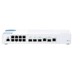 QNAP QSW-M408-2C commutateur réseau Géré L2 10G Ethernet (100/1000/10000) Blanc QNAP QSW-M408-2C commutateur réseau Géré L2 10G Ethernet (100/1000/10000) Blanc