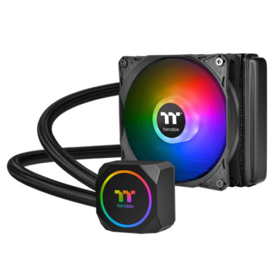 Thermaltake CL-W285-PL12SW-A système de refroidissement d'ordinateur Processeur Refroidisseur de liquide tout-en-un Noir