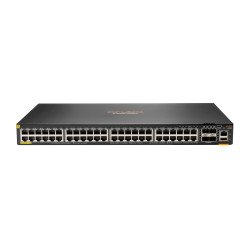 HPE Aruba Networking CX 6200F 48G Class-4 PoE 4SFP+ 740W Géré L3 Gigabit Ethernet (10/100/1000) Connexion Ethernet POE 1U