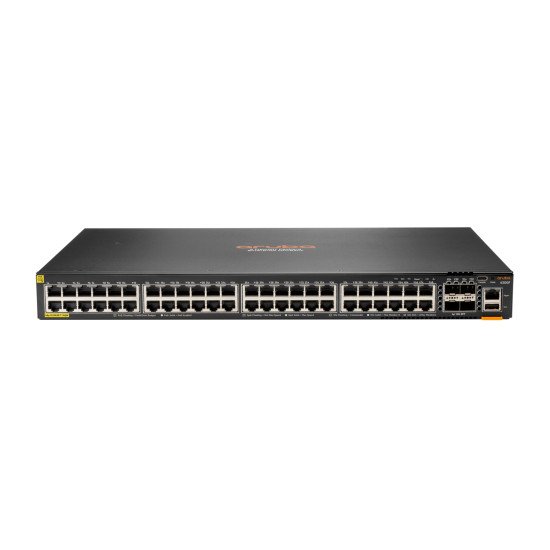 HPE Aruba Networking CX 6200F 48G Class-4 PoE 4SFP+ 740W Géré L3 Gigabit Ethernet (10/100/1000) Connexion Ethernet POE 1U