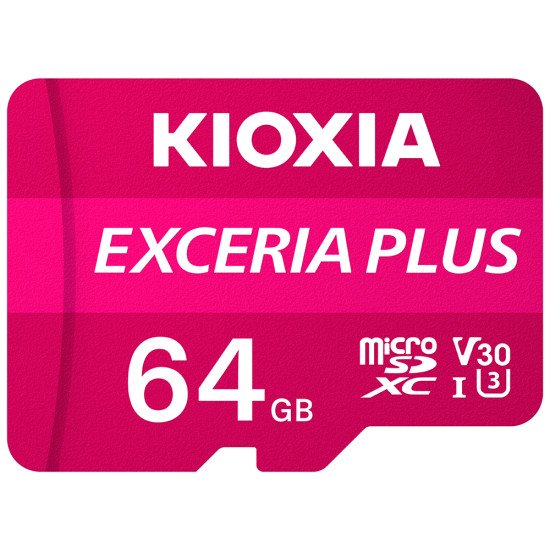 Kioxia Exceria Plus mémoire flash 64 Go MicroSDXC Classe 10 UHS-I