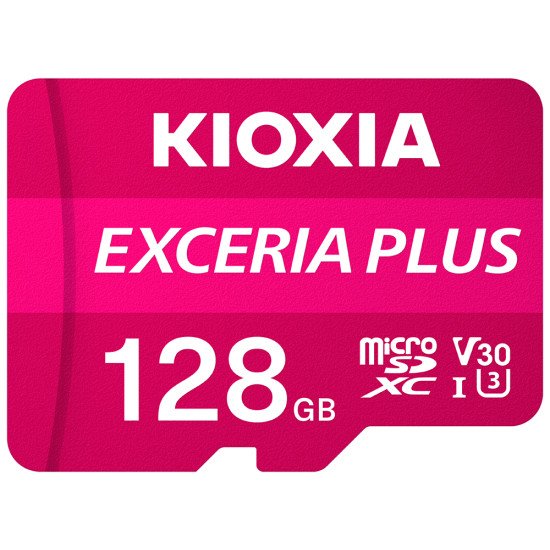 Kioxia Exceria Plus mémoire flash 128 Go MicroSDXC Classe 10 UHS-I