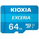 Kioxia Exceria mémoire flash 64 Go MicroSDXC Classe 10 UHS-I