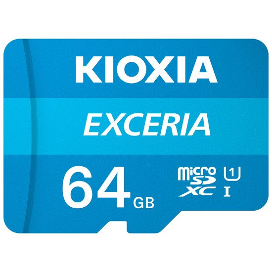 Kioxia Exceria mémoire flash 64 Go MicroSDXC Classe 10 UHS-I