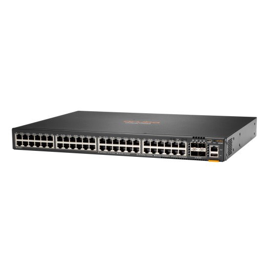 Aruba 6200F 48G 4SFP+ Géré L3 Gigabit Ethernet (10/100/1000) Noir 1U